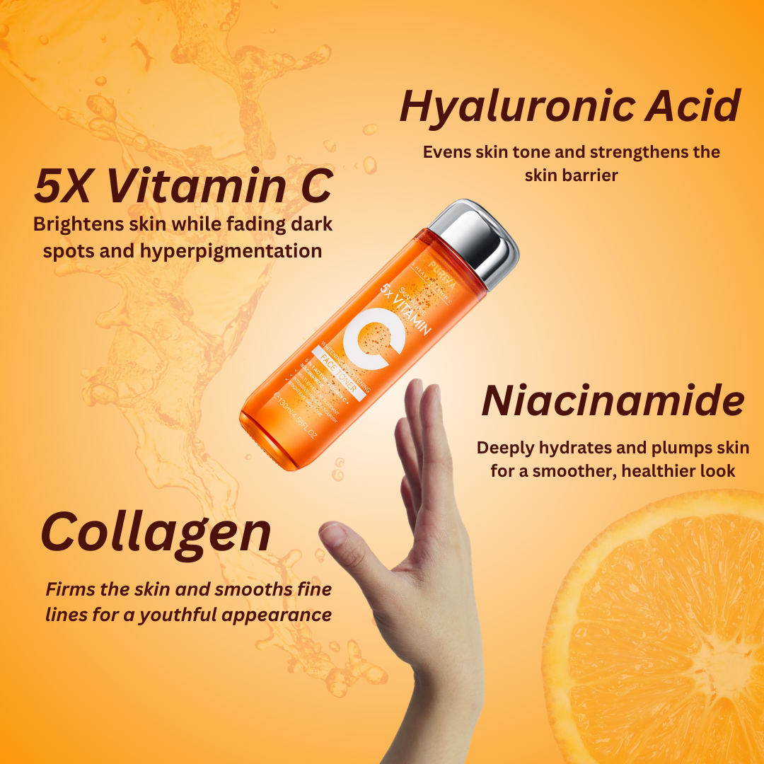 PURIVA™ 5X Vitamin C Brightening Face Toner